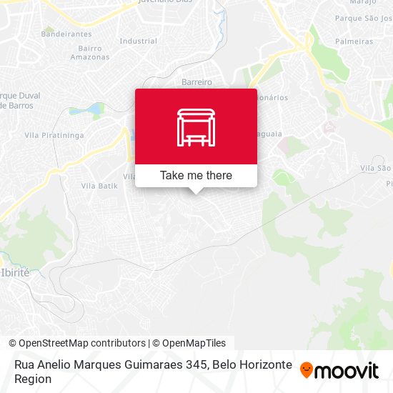 Rua Anelio Marques Guimaraes 345 map
