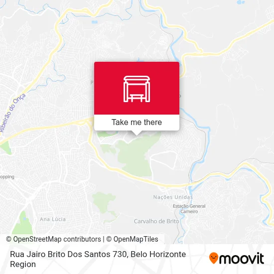 Rua Jairo Brito Dos Santos 730 map