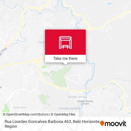 Rua Lourdes Goncalves Barbosa 463 map