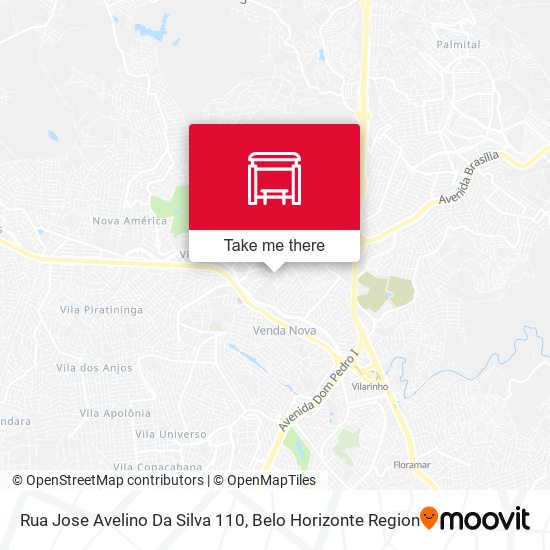 Rua Jose Avelino Da Silva 110 map