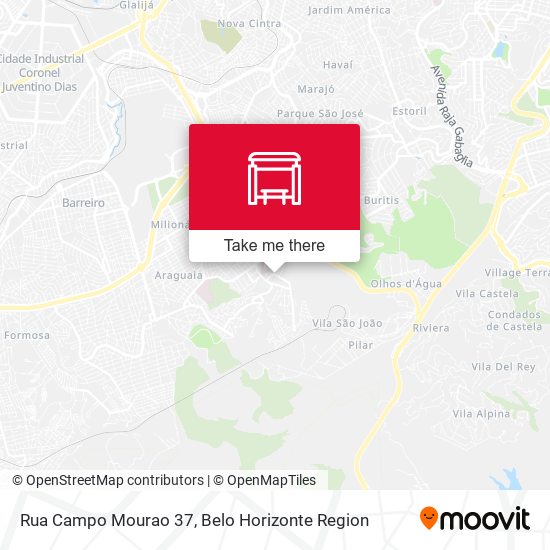 Rua Campo Mourao 37 map