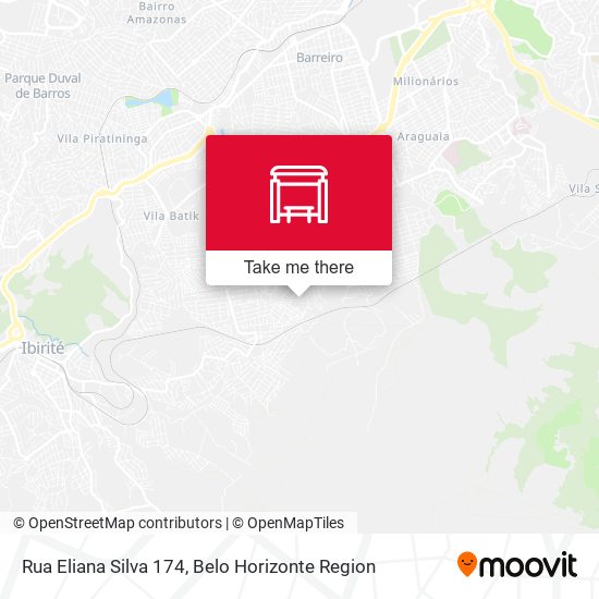 Rua Eliana Silva 174 map