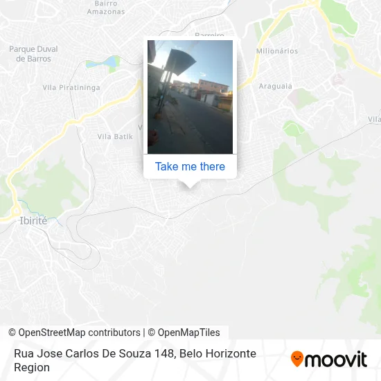 Rua Jose Carlos De Souza 148 map