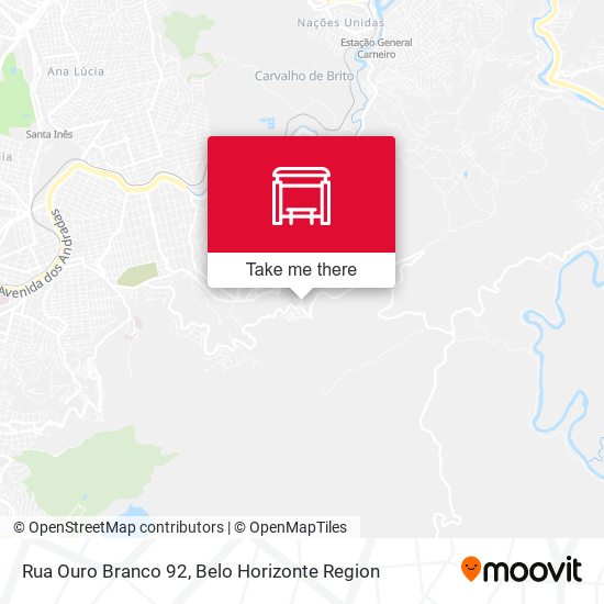 Rua Ouro Branco 92 map