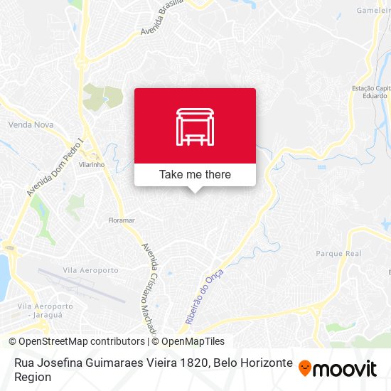 Rua Josefina Guimaraes Vieira 1820 map