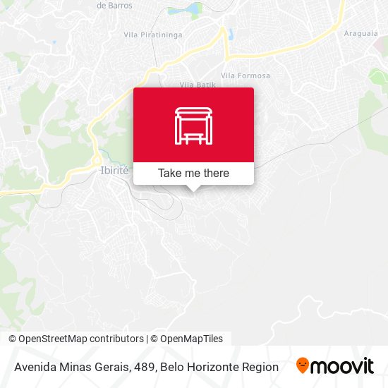Avenida Minas Gerais, 489 map