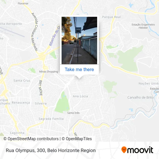 Rua Olympus, 300 map