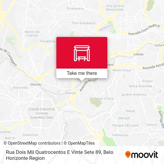 Rua Dois Mil Quatrocentos E Vinte Sete 89 map