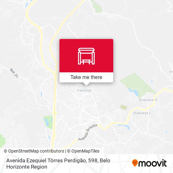 Avenida Ezequiel Tôrres Perdigão, 598 map