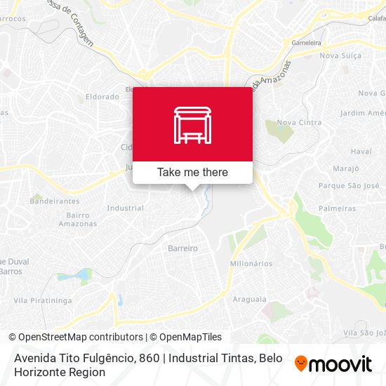 Avenida Tito Fulgêncio, 860 | Industrial Tintas map