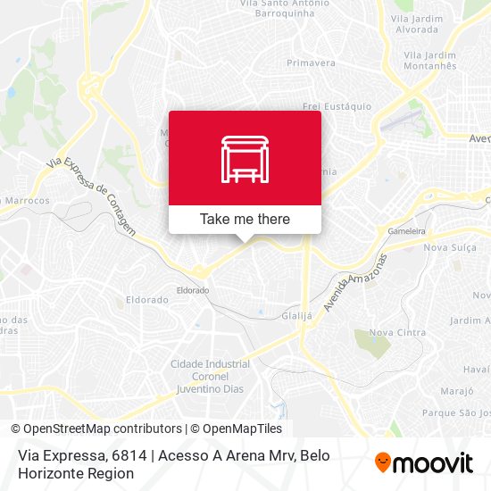 Via Expressa, 6814 | Acesso A Arena Mrv map