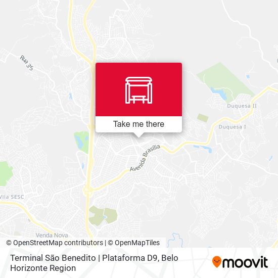 Terminal São Benedito | Plataforma D9 map