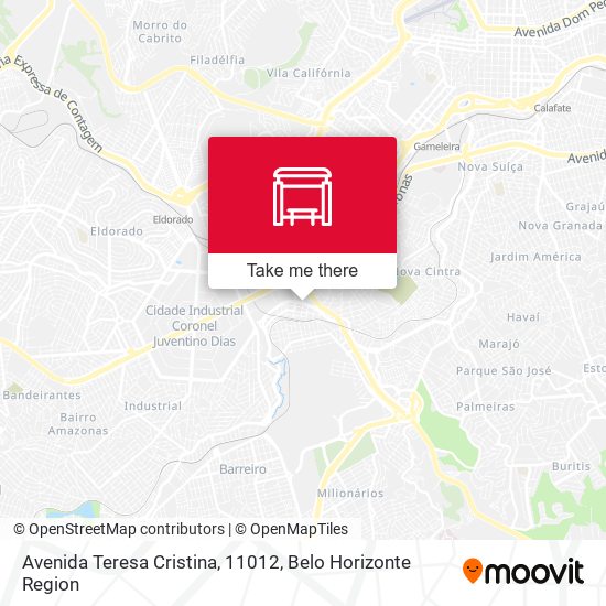 Avenida Teresa Cristina, 11012 map