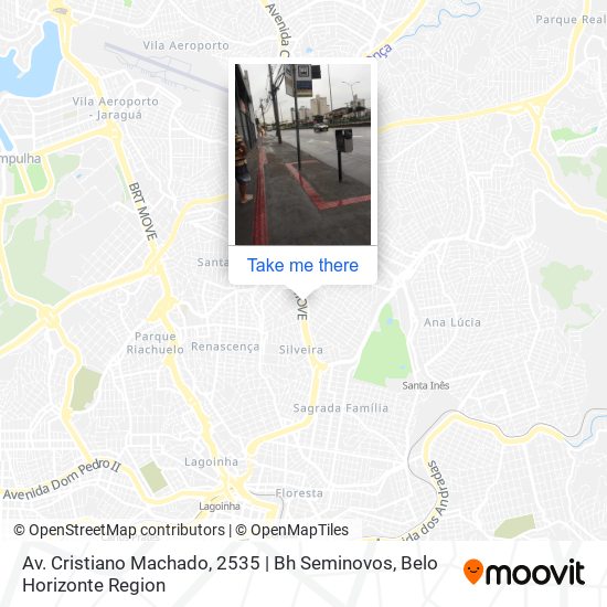 Mapa Av. Cristiano Machado, 2535 | Bh Seminovos