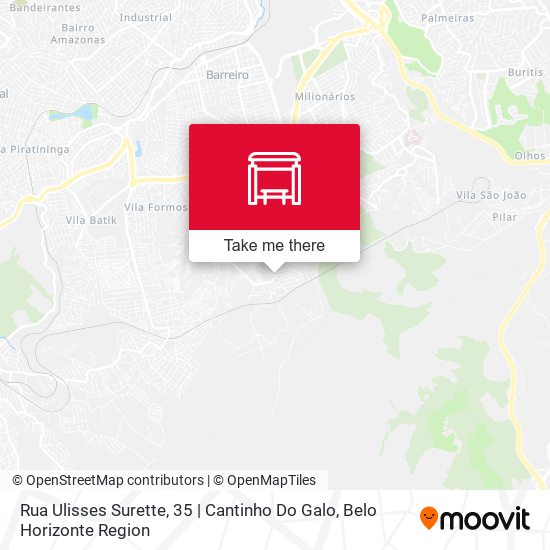 Rua Ulisses Surette, 35 | Cantinho Do Galo map