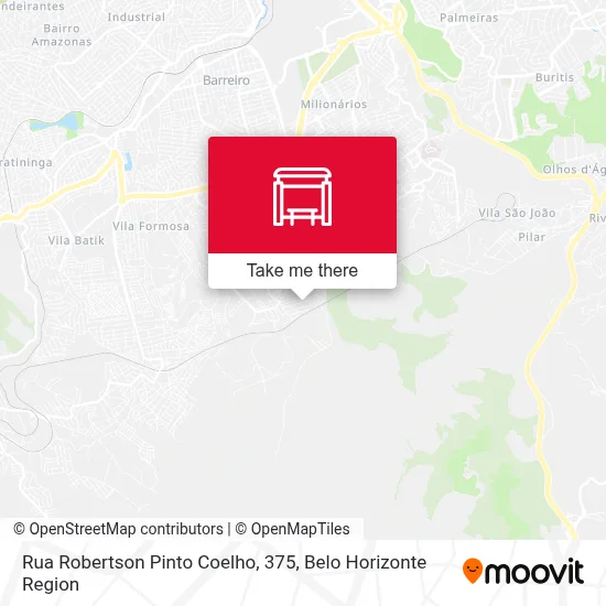 Rua Robertson Pinto Coelho, 375 map