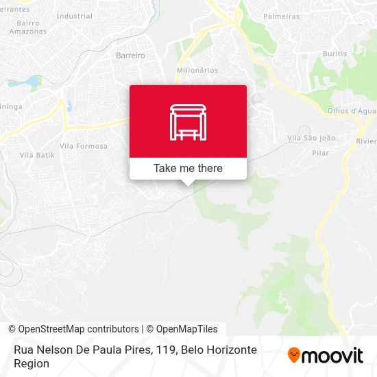Rua Nelson De Paula Pires, 119 map