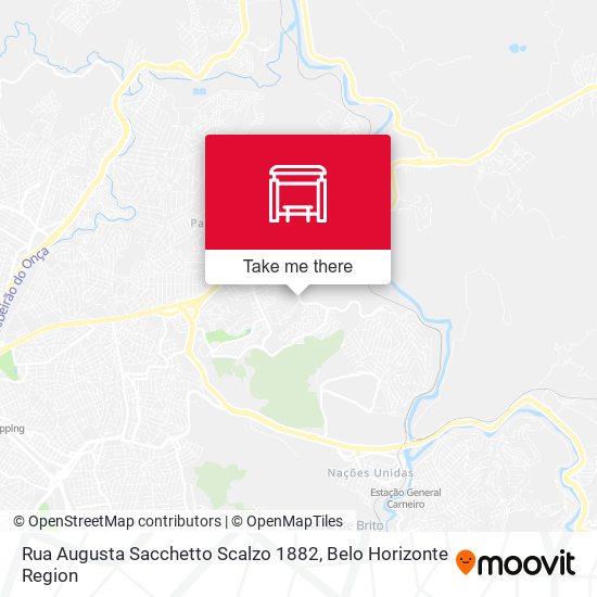 Rua Augusta Sacchetto Scalzo 1882 map