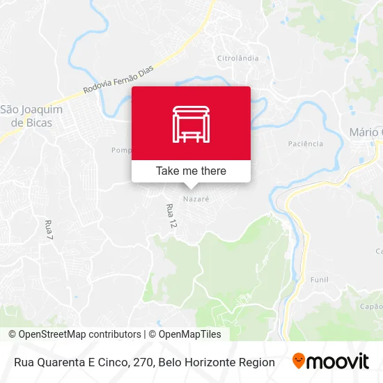 Rua Quarenta E Cinco, 270 map