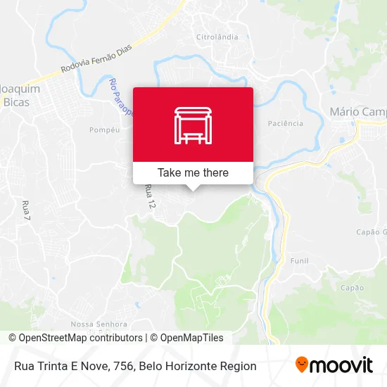 Rua Trinta E Nove, 756 map