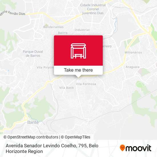 Mapa Avenida Senador Levindo Coelho, 795