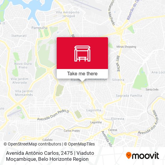 Avenida Antônio Carlos, 2475 | Viaduto Moçambique map