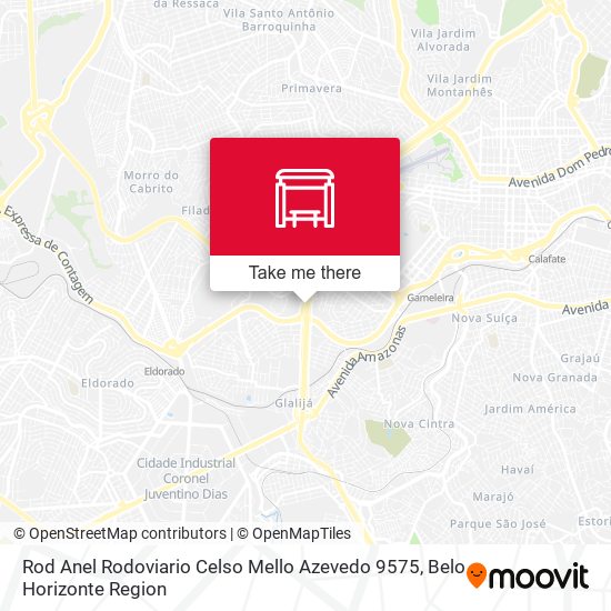 Rod Anel Rodoviario Celso Mello Azevedo 9575 map