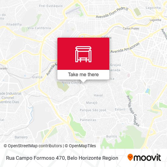 Rua Campo Formoso 470 map