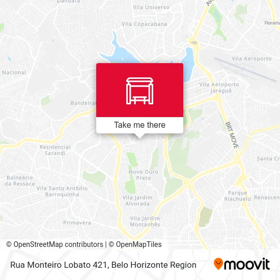 Rua Monteiro Lobato 421 map