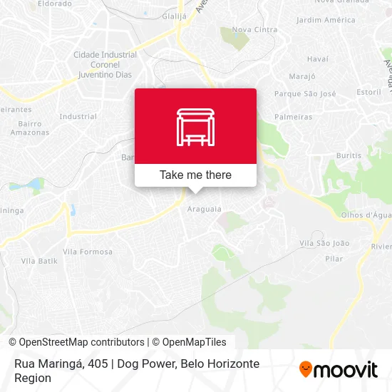 Rua Maringá, 405 | Dog Power map