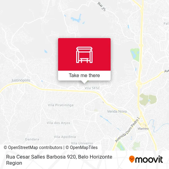Rua Cesar Salles Barbosa 920 map