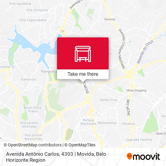 Avenida Antônio Carlos, 4303 | Movida map