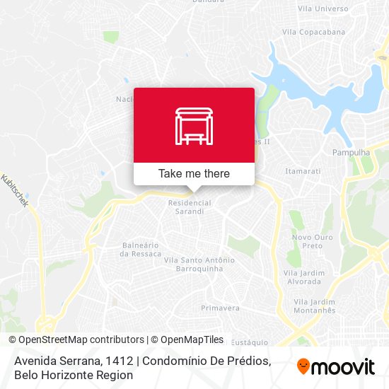 Avenida Serrana, 1412 | Condomínio De Prédios map