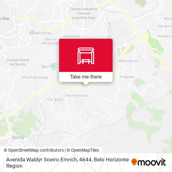 Avenida Waldyr Soeiro Emrich, 4644 map