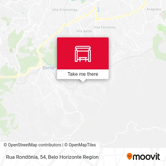 Rua Rondônia, 54 map