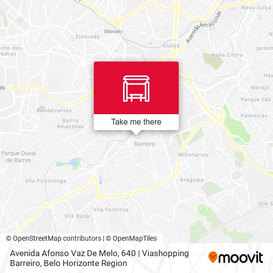 Mapa Avenida Afonso Vaz De Melo, 640 | Viashopping Barreiro