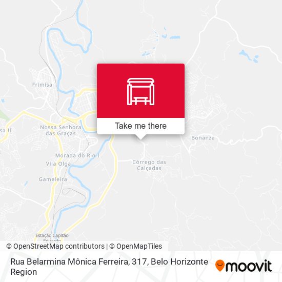 Rua Belarmina Mônica Ferreira, 317 map