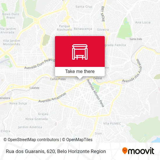 Rua dos Guaranis, 620 map