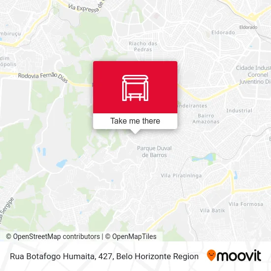 Rua Botafogo Humaita, 427 map