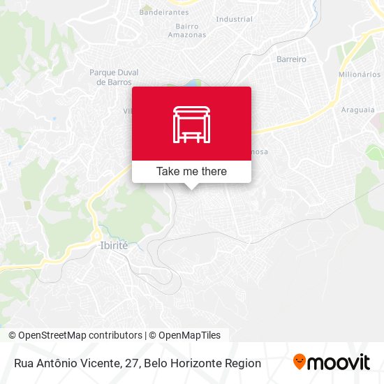 Rua Antônio Vicente, 27 map