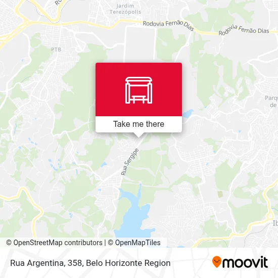 Rua Argentina, 358 map