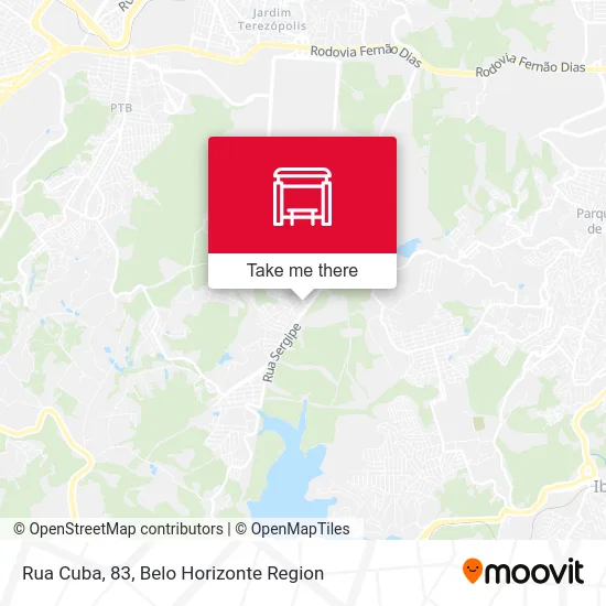 Rua Cuba, 83 map