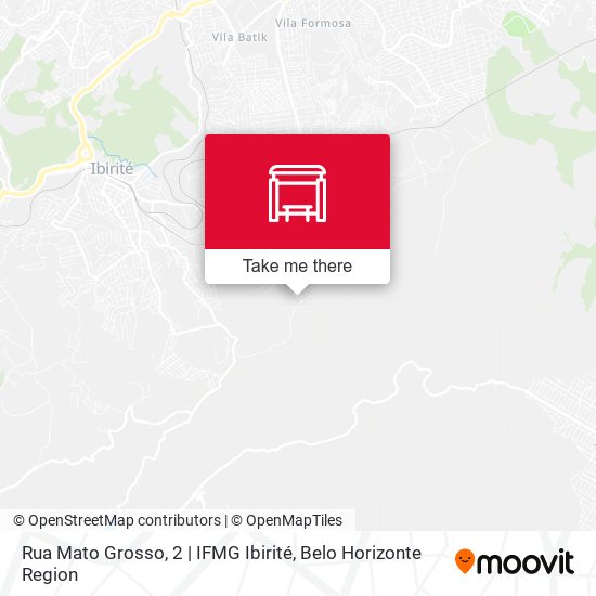 Rua Mato Grosso, 2 | IFMG Ibirité map