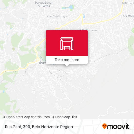 Rua Pará, 390 map