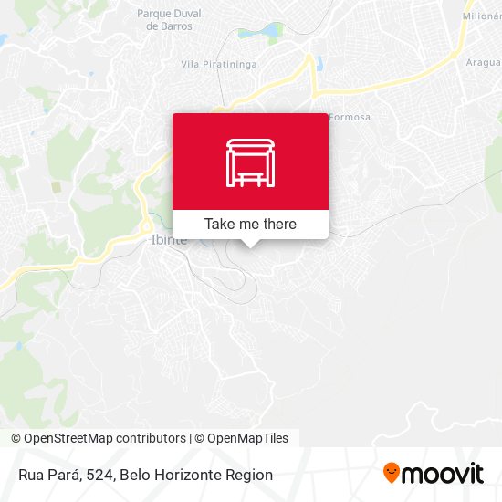Rua Pará, 524 map