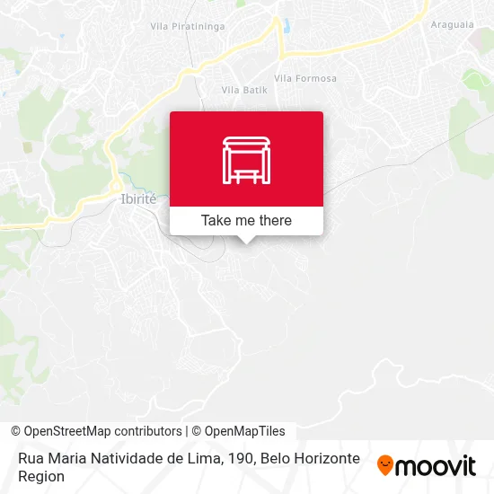 Rua Maria Natividade de Lima, 190 map