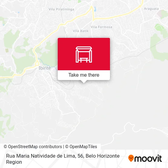 Rua Maria Natividade de Lima, 56 map
