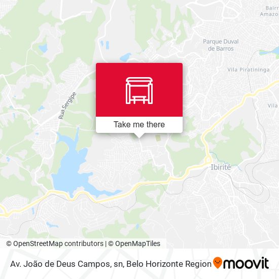 Av. João de Deus Campos, sn map