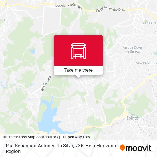 Rua Sebastião Antunes da Silva, 736 map