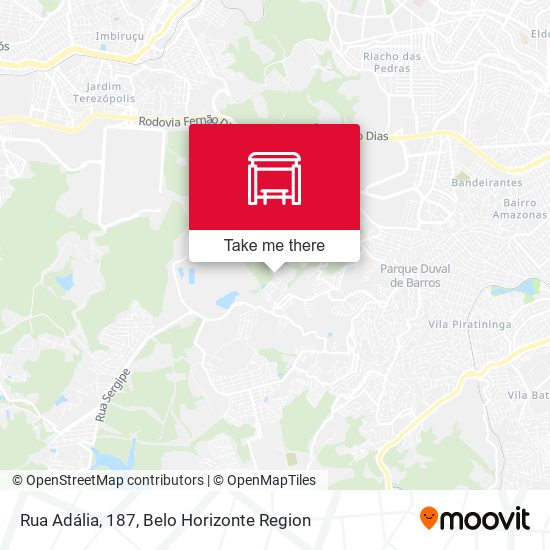Rua Adália, 187 map